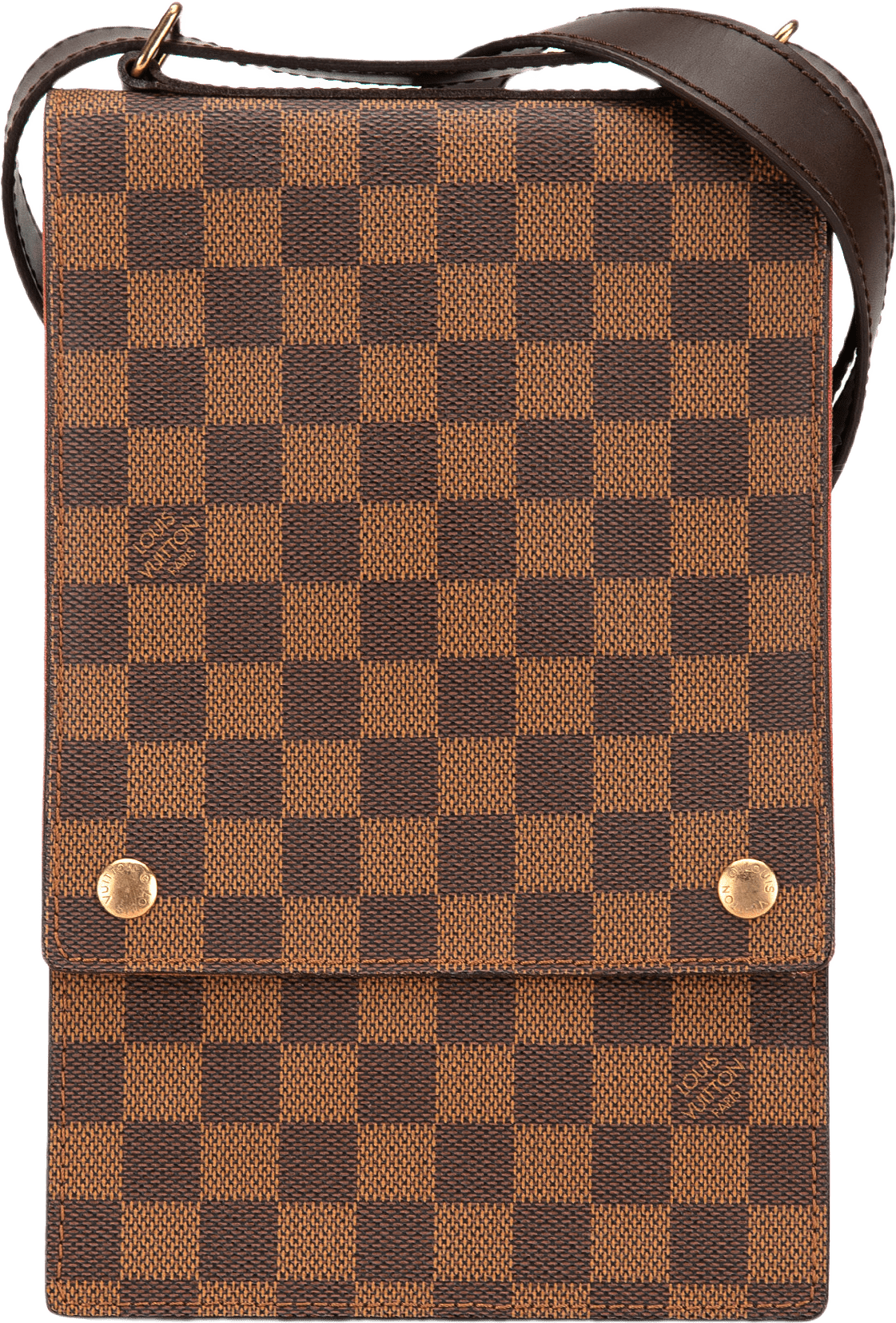 Louis Vuitton Damier Ebene Portobello, från Luxclusif, i färgen brown.