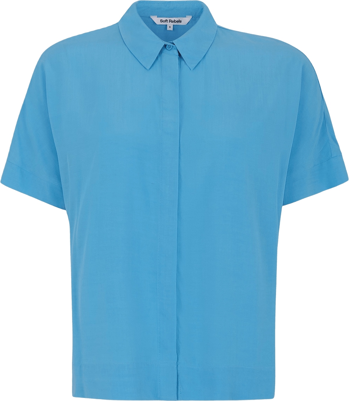 Srfreedom Ss Shirt, från Soft Rebels, i färgen azure blue.