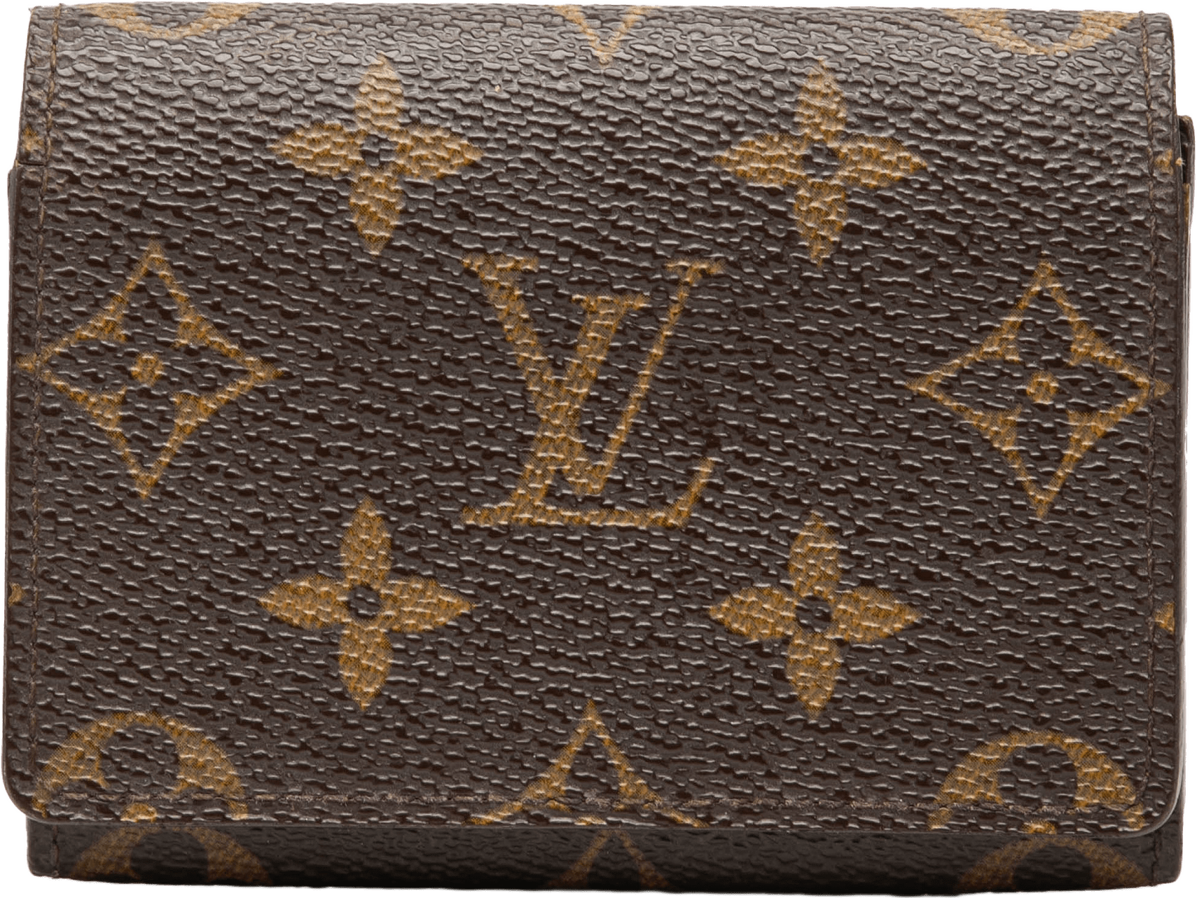 Louis Vuitton Monogram Envelope Carte De Visite, från Luxclusif, i färgen brown.