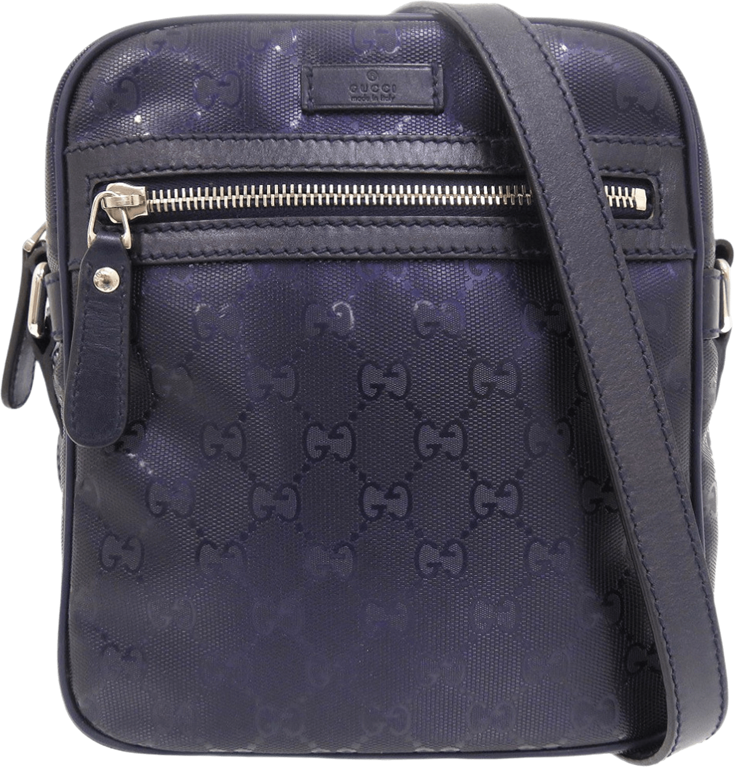 Gucci Gg Imprime Crossbody, från Luxclusif, i färgen purple.