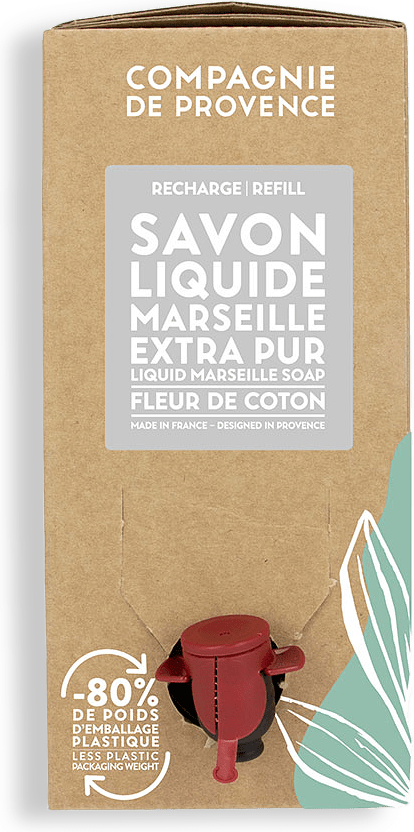 Liquid Marseille Soap Refill Cotton Flower 3 l