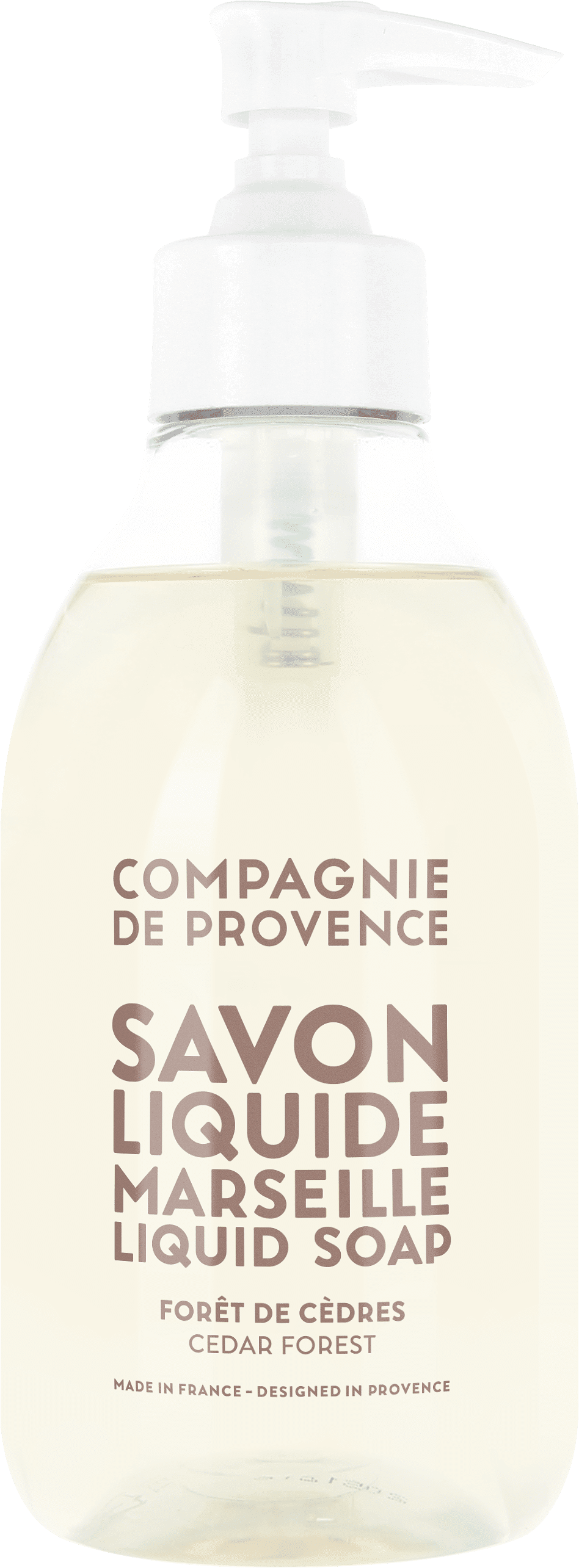 Liquid Marseille Soap Cedar Forest, från Compagnie de Provence.