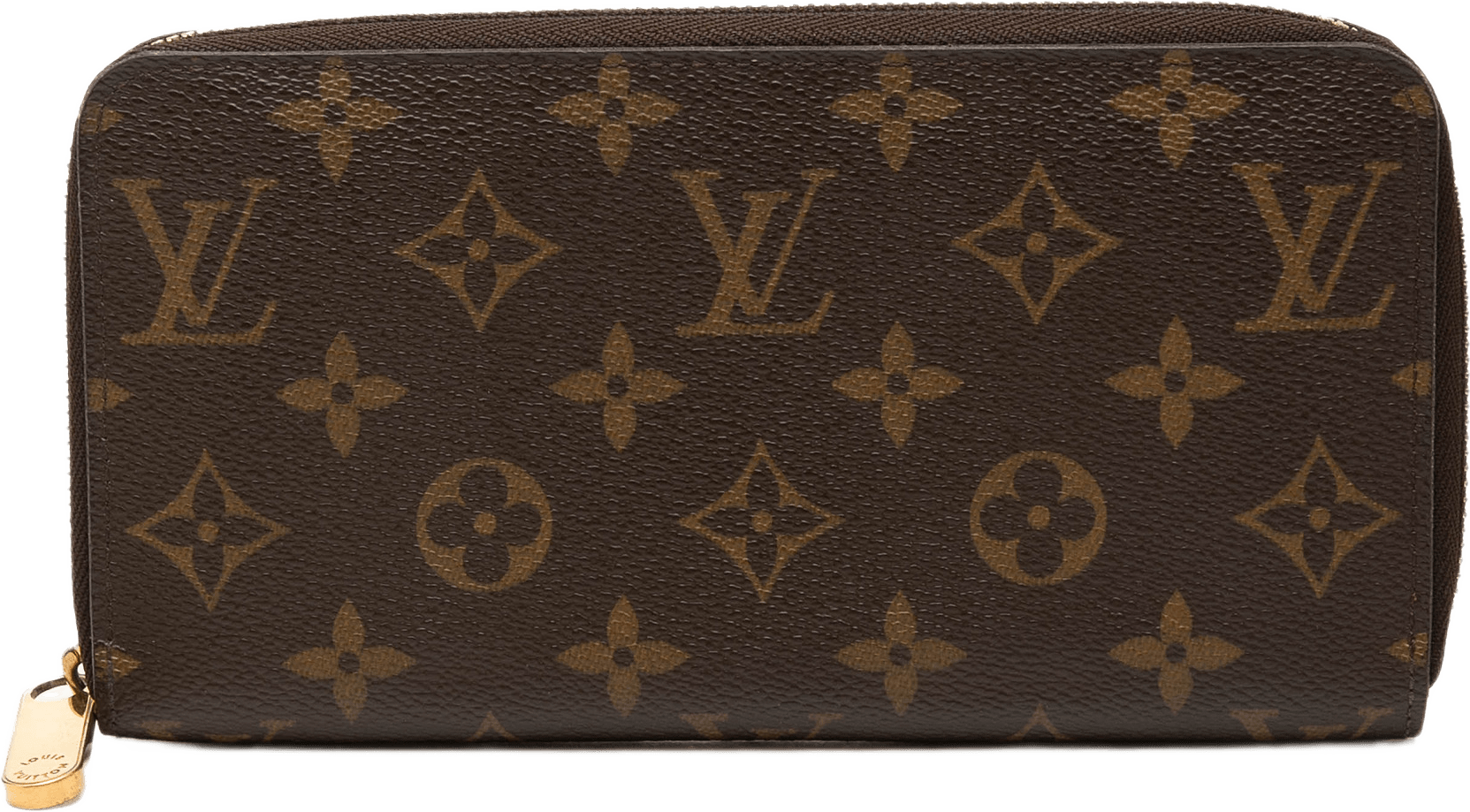 Louis Vuitton Monogram Zippy Long Wallet, från Luxclusif, i färgen brun.