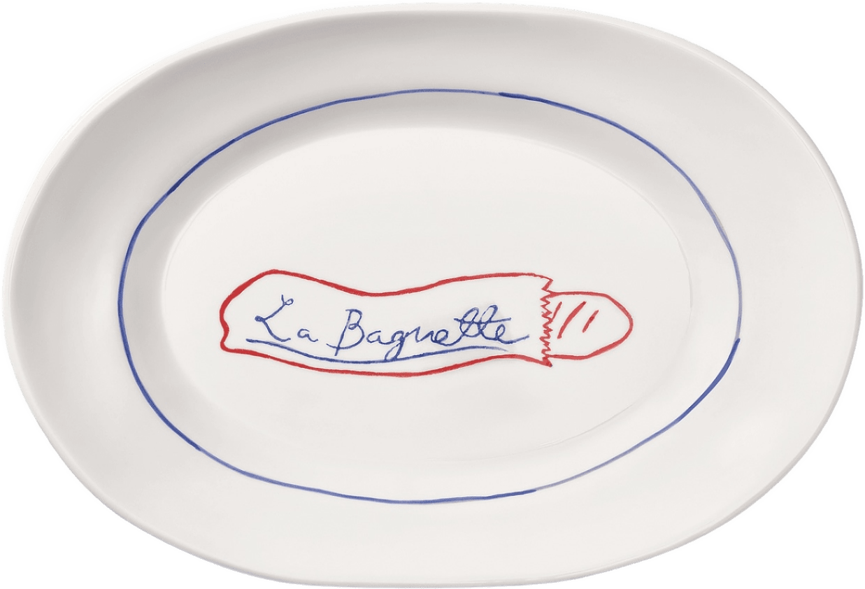 Picnic Tallrik - 28 Cm, från Pick A Poppy, i färgen red.