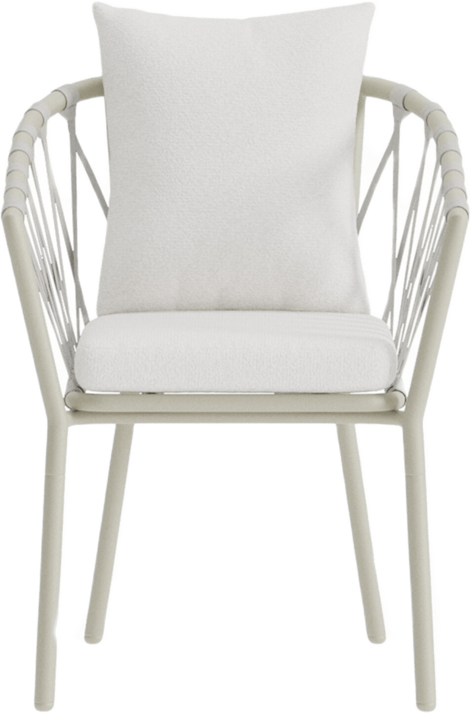 Linos Matstol 2-pack, från Venture Home, i färgen beige,white.