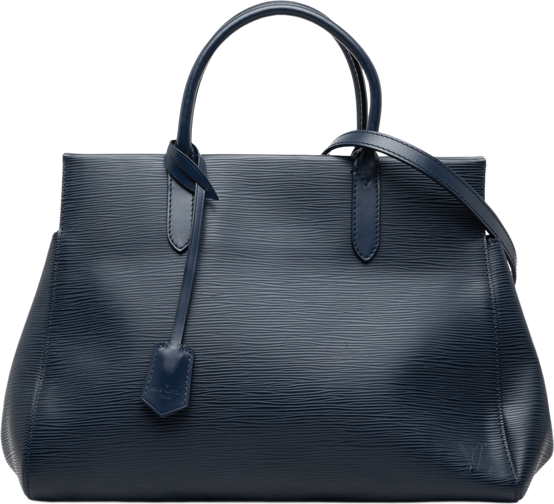 Louis Vuitton Epi Marly Mm, från Luxclusif, i färgen blå.