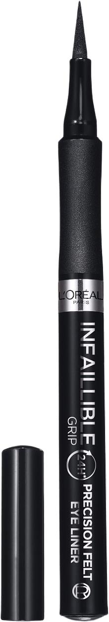 L'Oréal Paris Infaillible Grip 24H Precision Felt Eyeliner, från L'Oréal Paris, i färgen Black.