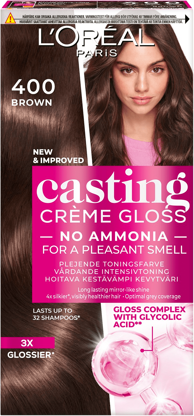 Casting Créme Gloss, från L'Oréal Paris, i färgen 400 Brown.