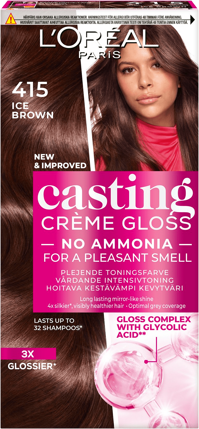 Casting Créme Gloss, från L'Oréal Paris, i färgen 415 Ice Brown.