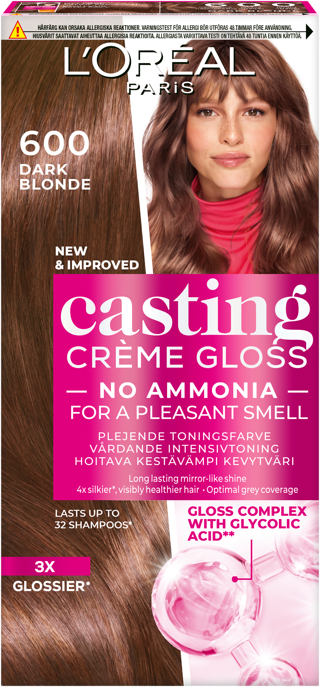 Casting Créme Gloss, från L'Oréal Paris, i färgen 600 Dark Blonde.
