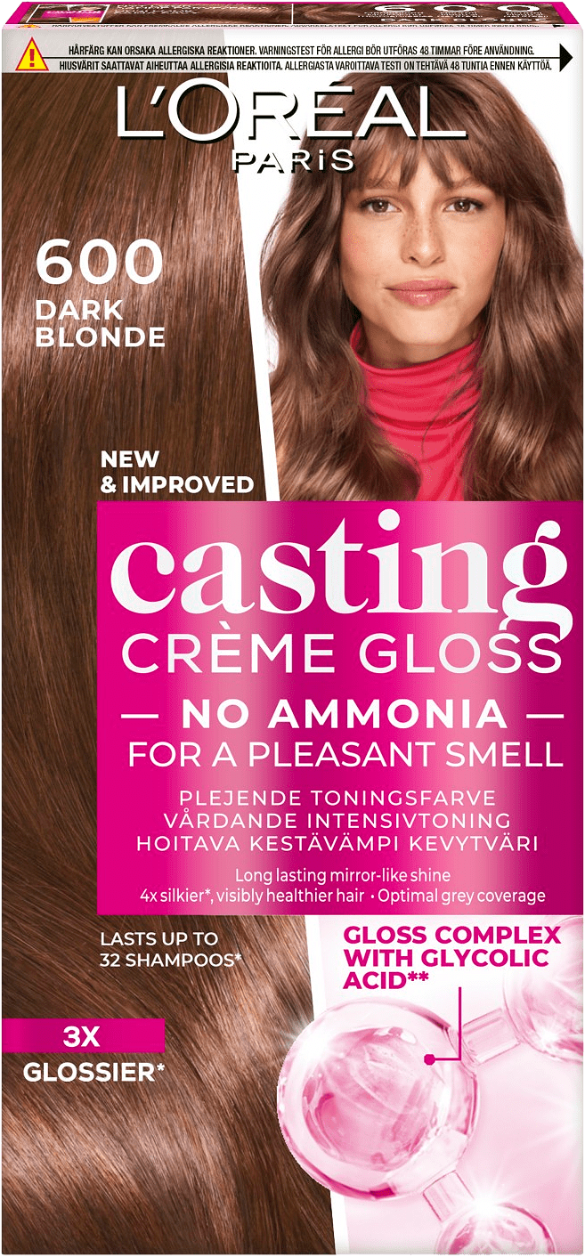 Casting Créme Gloss, från L'Oréal Paris, i färgen 600 Dark Blonde.