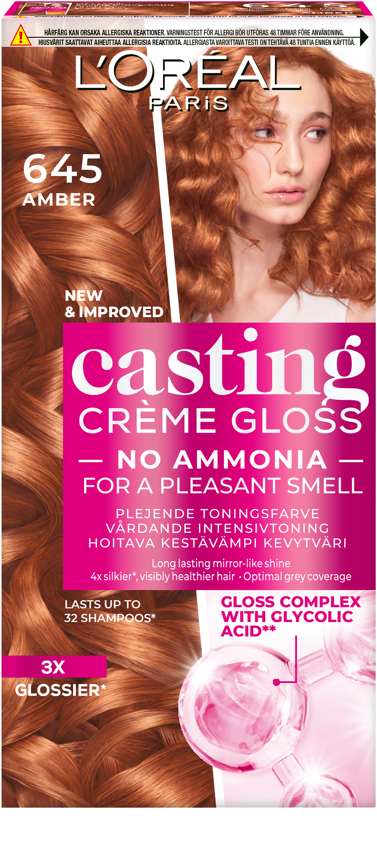 Casting Créme Gloss, från L'Oréal Paris, i färgen 645 Amber.