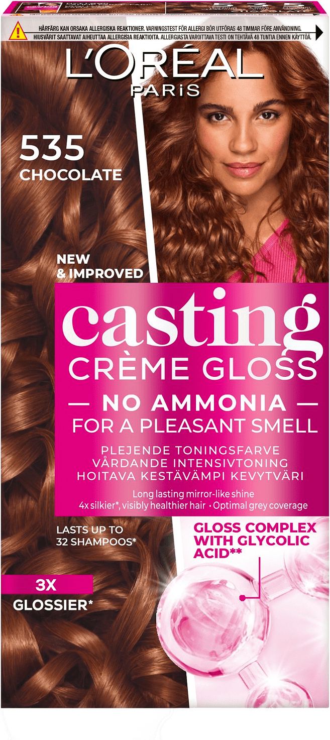 Casting Créme Gloss, från L'Oréal Paris, i färgen 535 Chocolate.