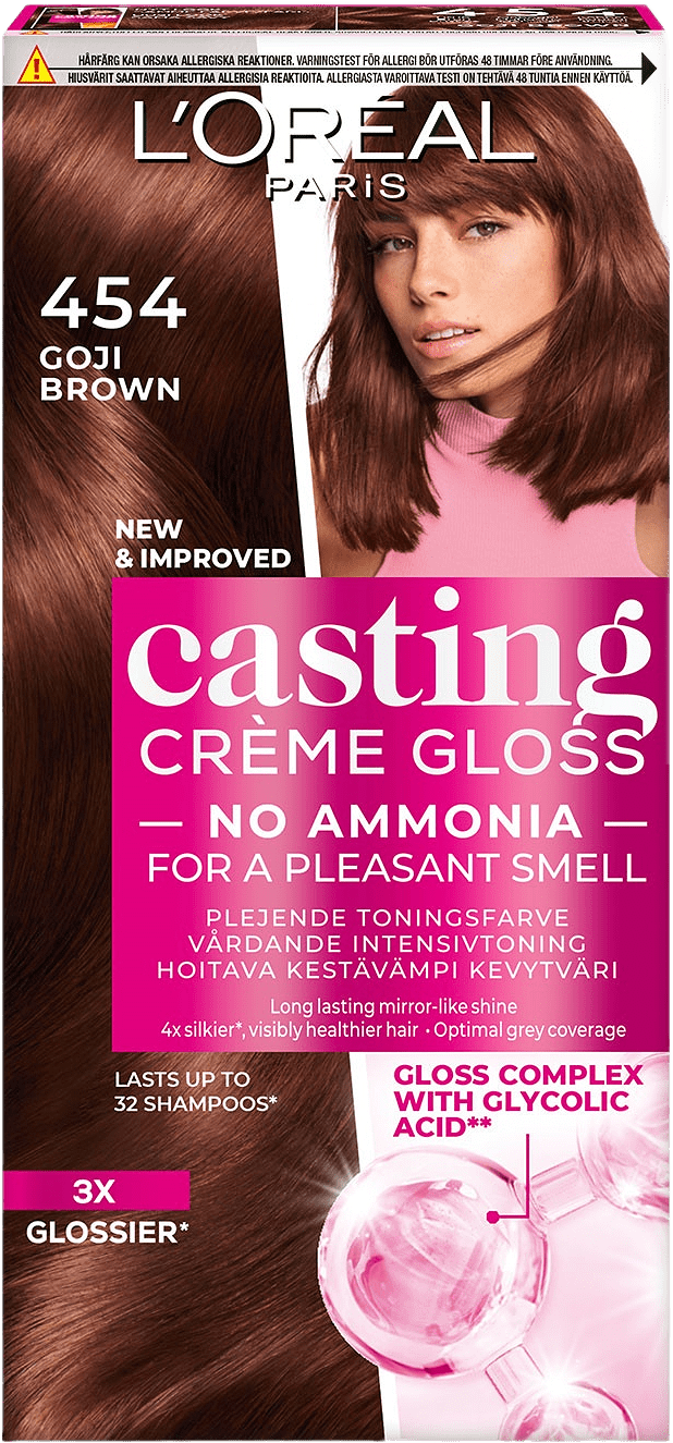 Casting Créme Gloss, från L'Oréal Paris, i färgen 454 Goji Brown.