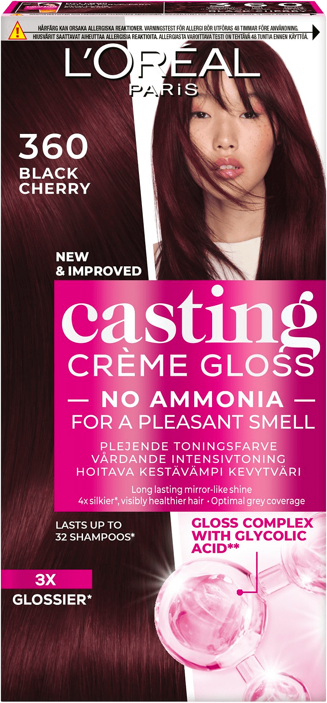 Casting Créme Gloss, från L'Oréal Paris, i färgen 360 Black Cherry.