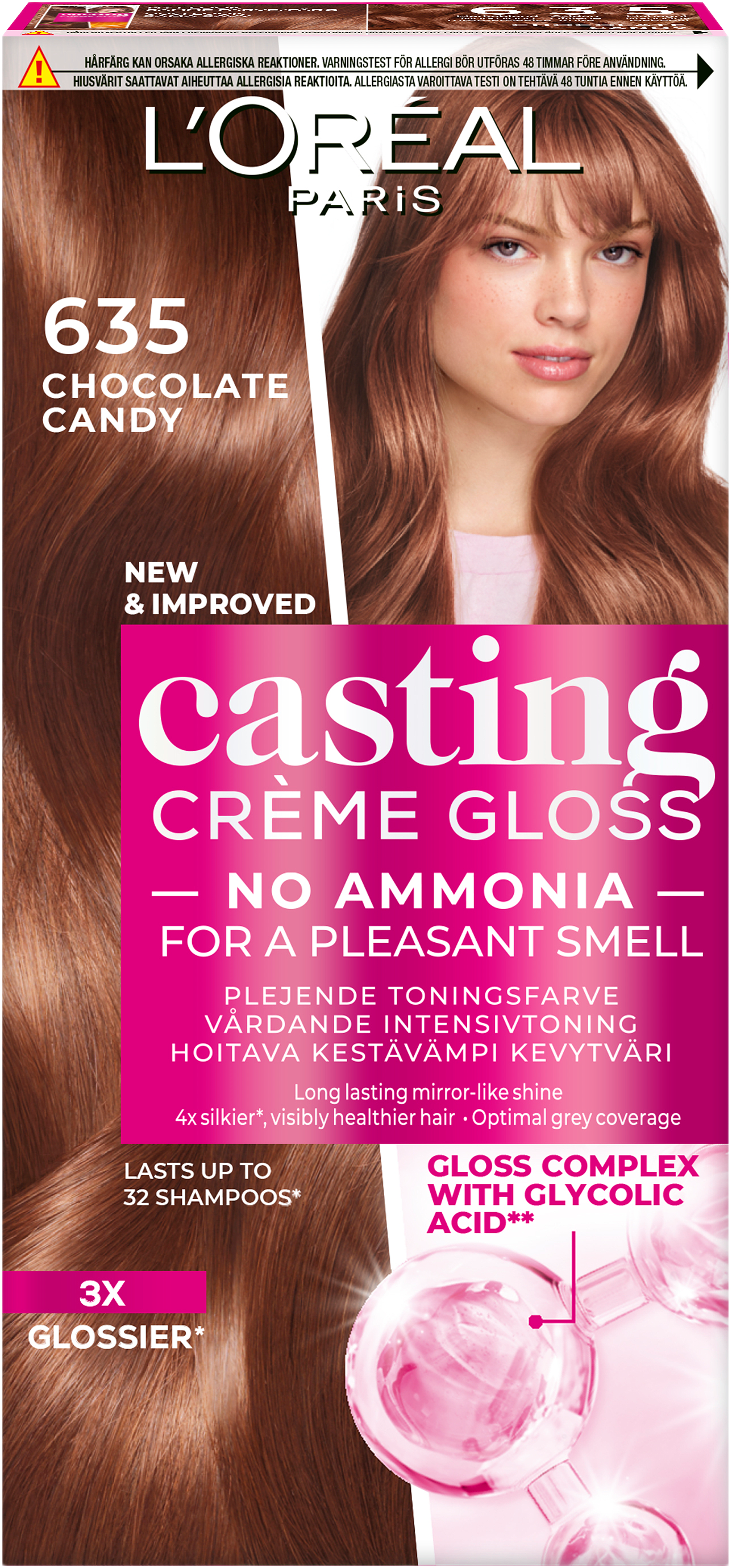 Casting Créme Gloss, från L'Oréal Paris, i färgen 635 Chocolat Bonbon.