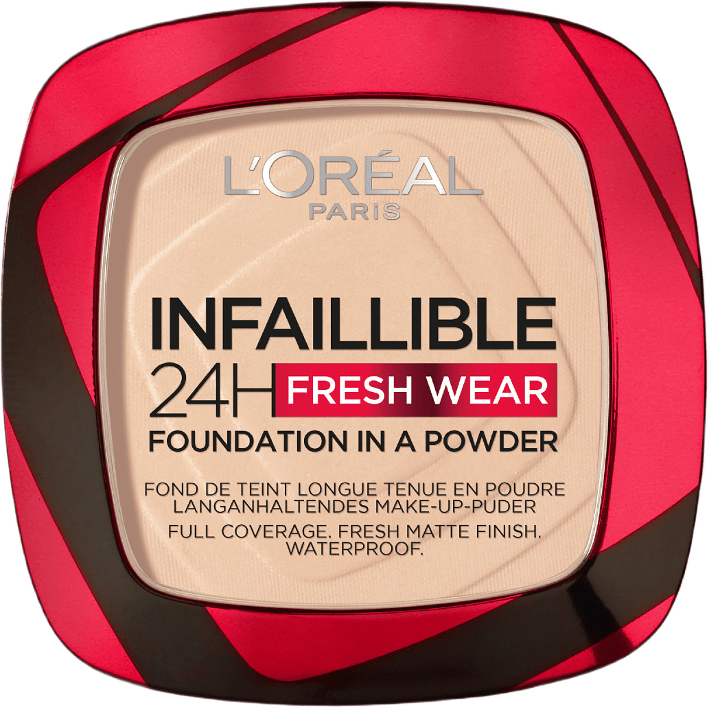 Infaillible 24H Fresh Wear Powder Foundation, från L'Oréal Paris, i färgen 20 Ivory.