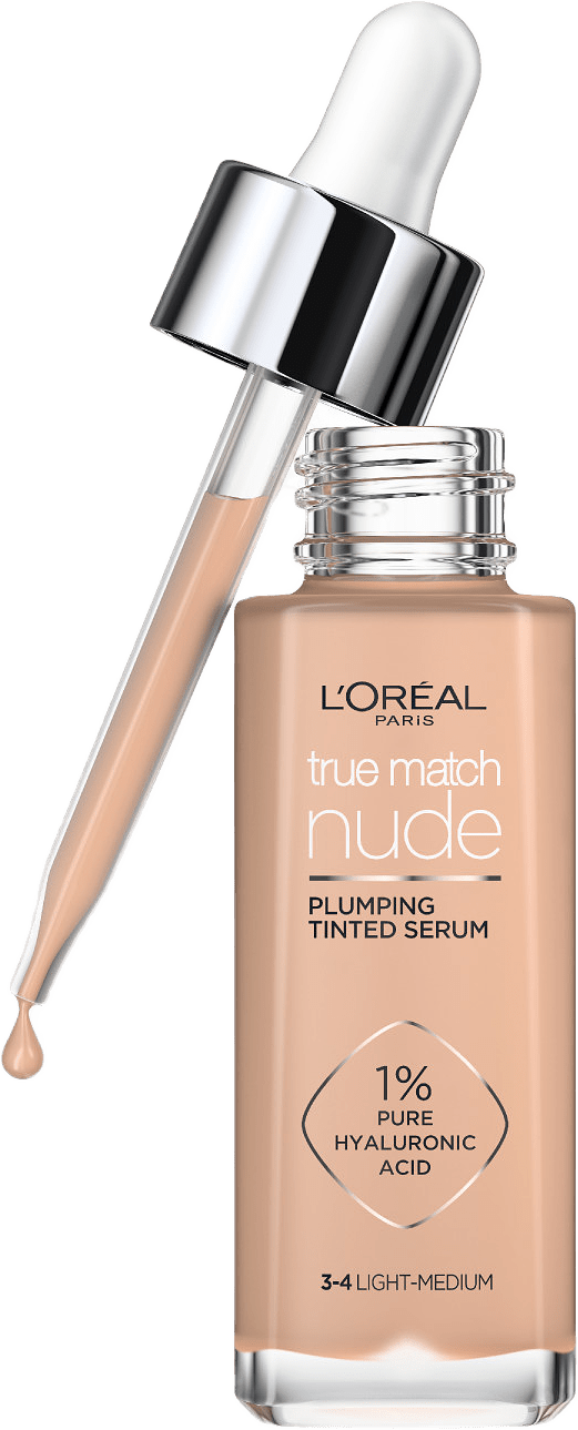 True Match Nude Plumping Tinted Serum, från L'Oréal Paris, i färgen 3-4 Light-Medium.