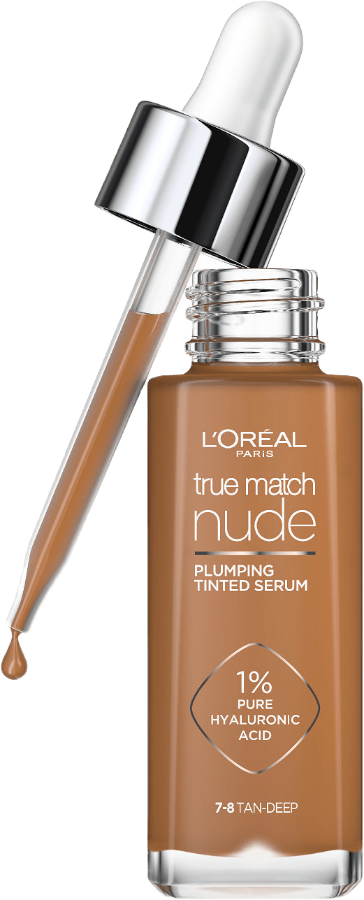 True Match Nude Plumping Tinted Serum, från L'Oréal Paris, i färgen 7-8 Tan-Deep.