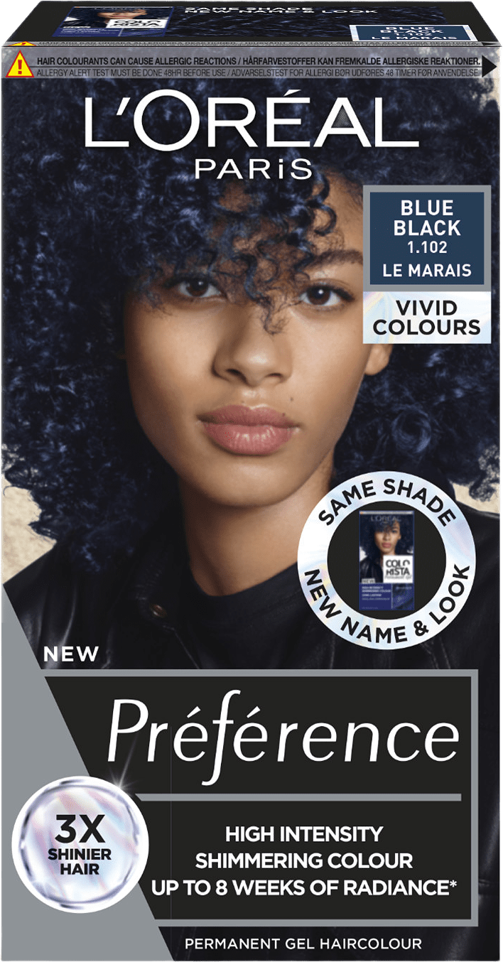 L'Oréal Paris Préférence Vivid Colors, från L'Oréal Paris, i färgen Vivids Blue Black.