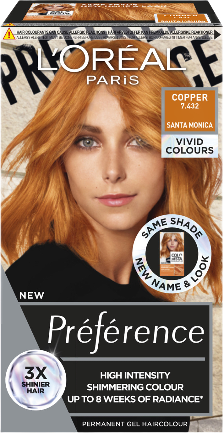 L'Oréal Paris Préférence Vivid Colors, från L'Oréal Paris, i färgen Vivids Copper.