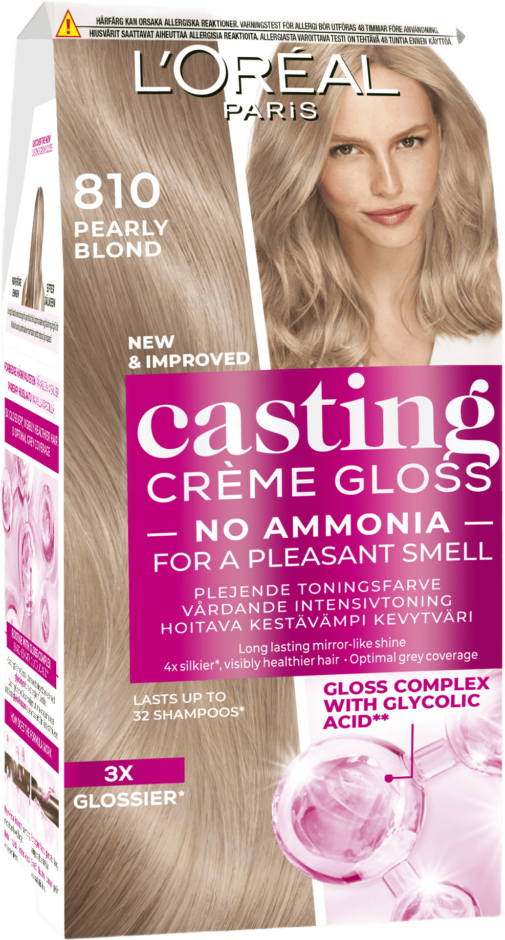 Casting Créme Gloss, från L'Oréal Paris, i färgen Pearly Blonde.