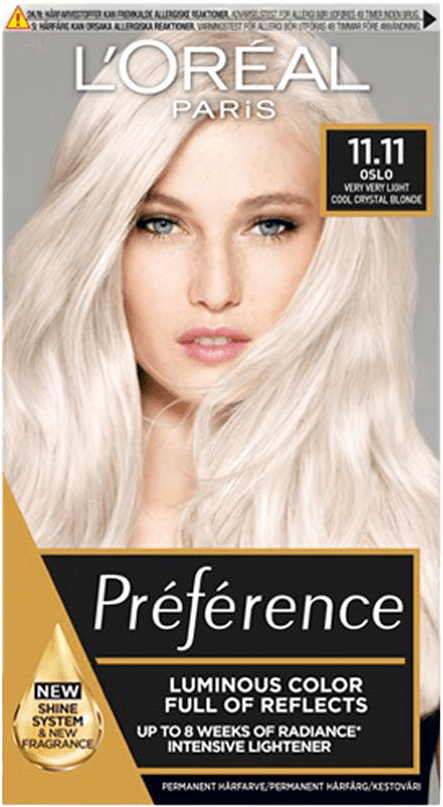 Préférence Blondissimies, från L'Oréal Paris, i färgen 11.11 Oslo.
