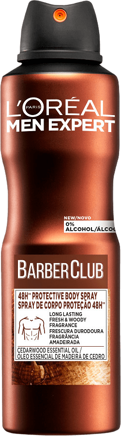 Men Expert Barber Club 48H Protective Bodyspray, från L'Oréal Paris.