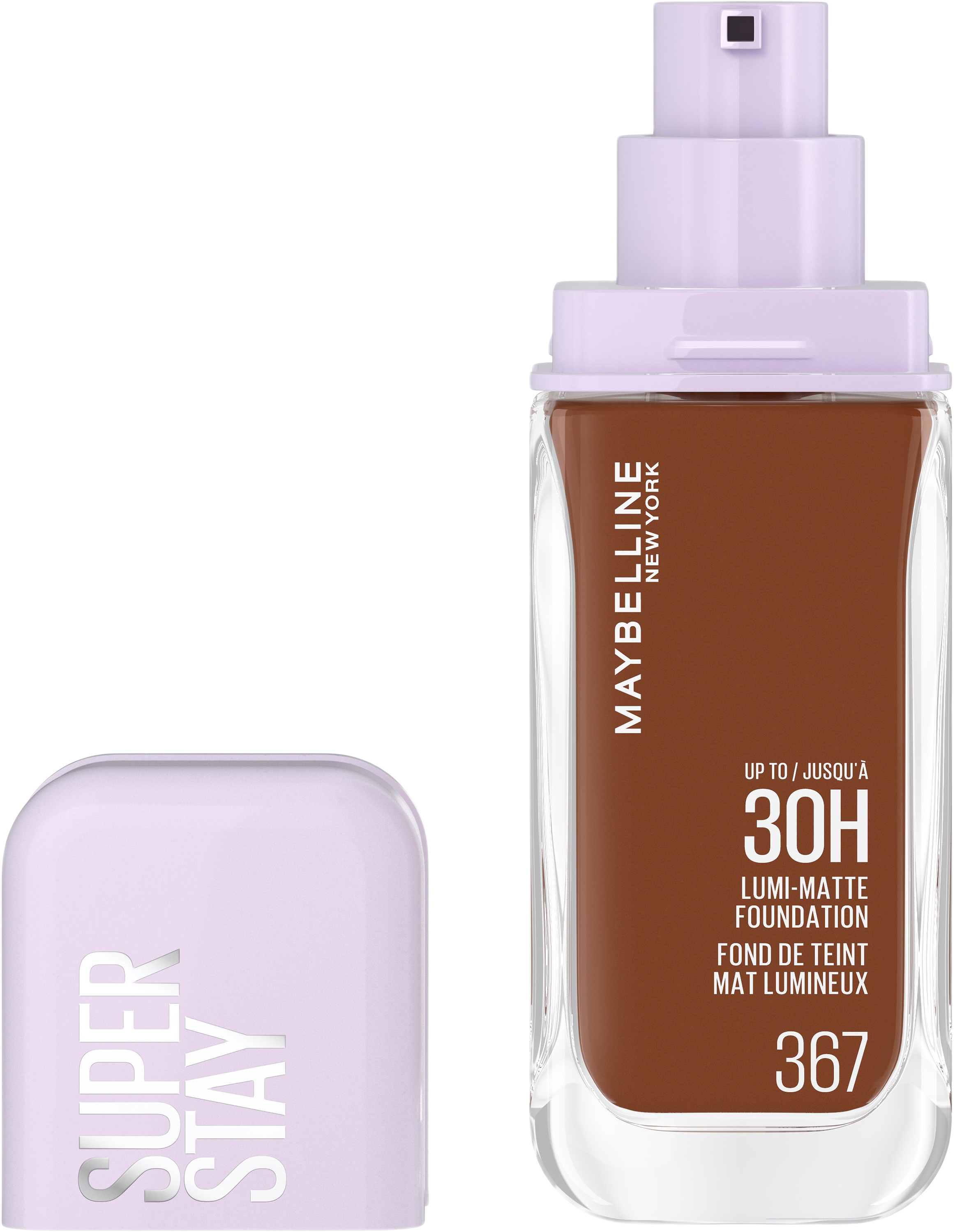 Superstay Lumi Matte Foundation, från Maybelline, i färgen 367.