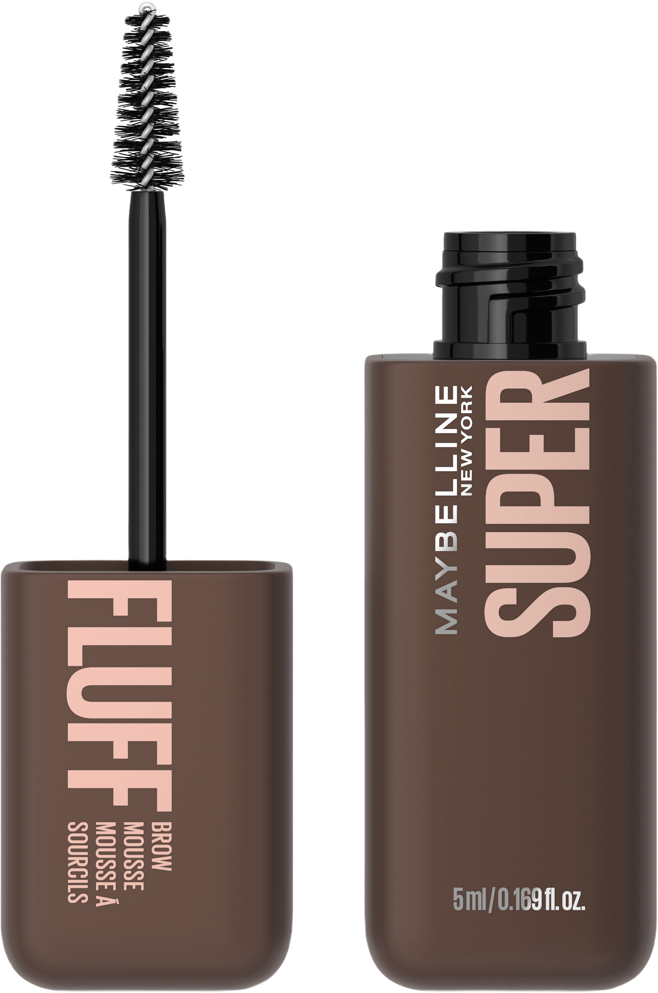 Superfluff Brow Mousse, från Maybelline, i färgen Deep Brown.