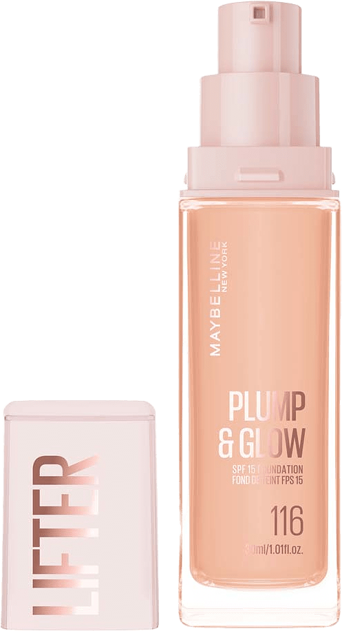 Lifter Plump & Glow Foundation, från Maybelline, i färgen 116.