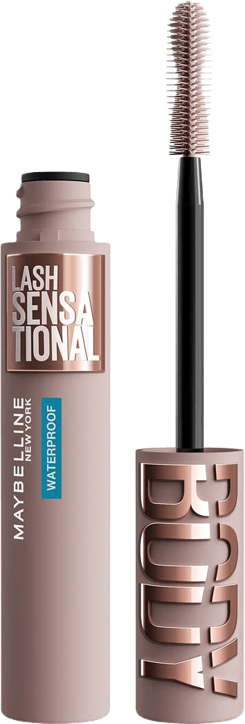 Lash Sensational Body Mascara, från Maybelline, i färgen Very Black Waterproof.