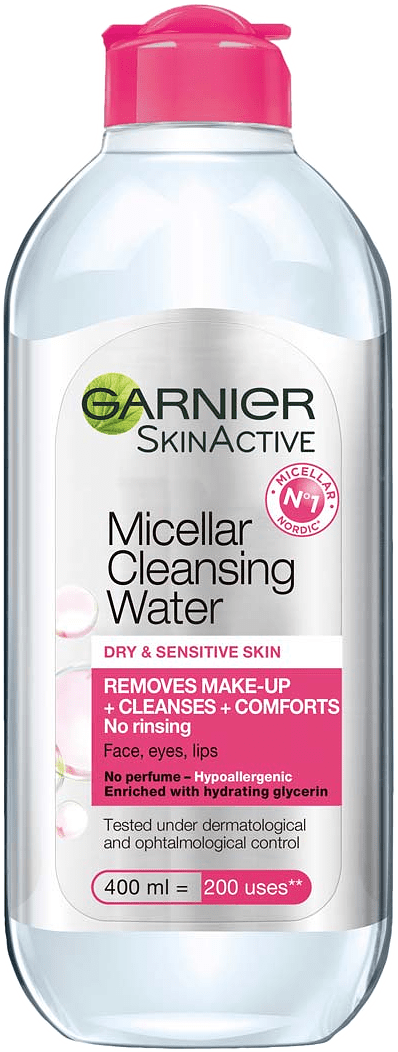 SkinActive Micellar Cleansing Water, från Garnier.