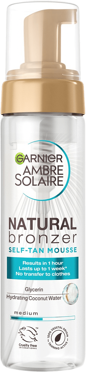 Ambre Solaire Natural Bronzer Self Tan Mousse, från Garnier.