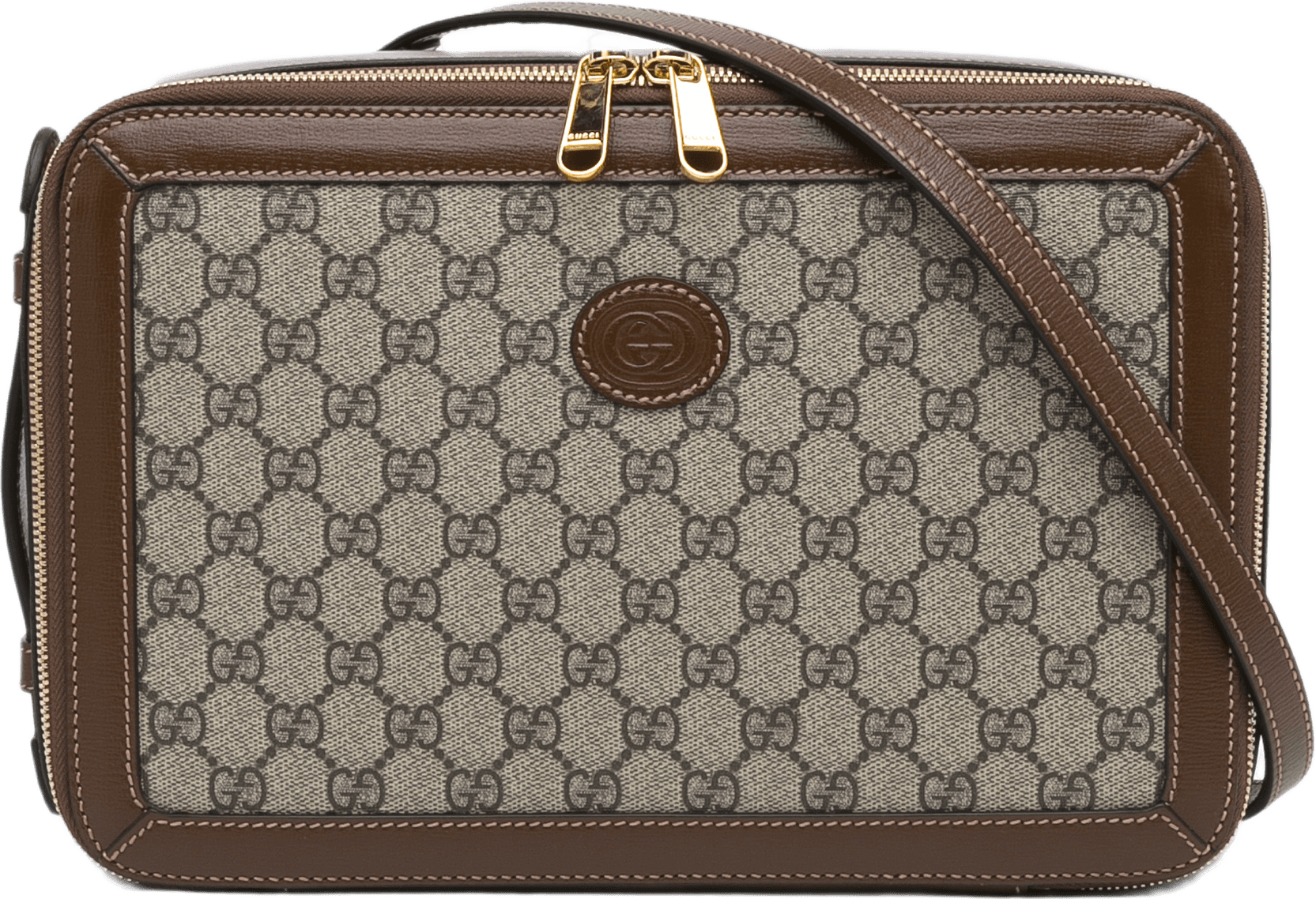 Gucci Gg Supreme Azalea Box Bag, från Luxclusif, i färgen beige.