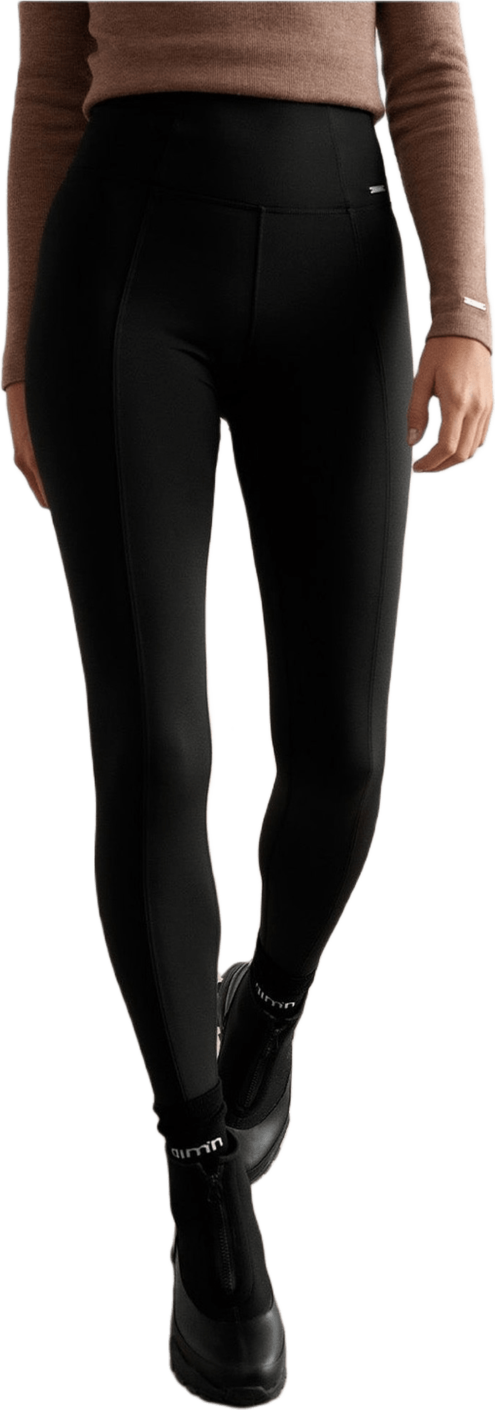 Warming Pintuck Tights, från aim'n, i färgen black.