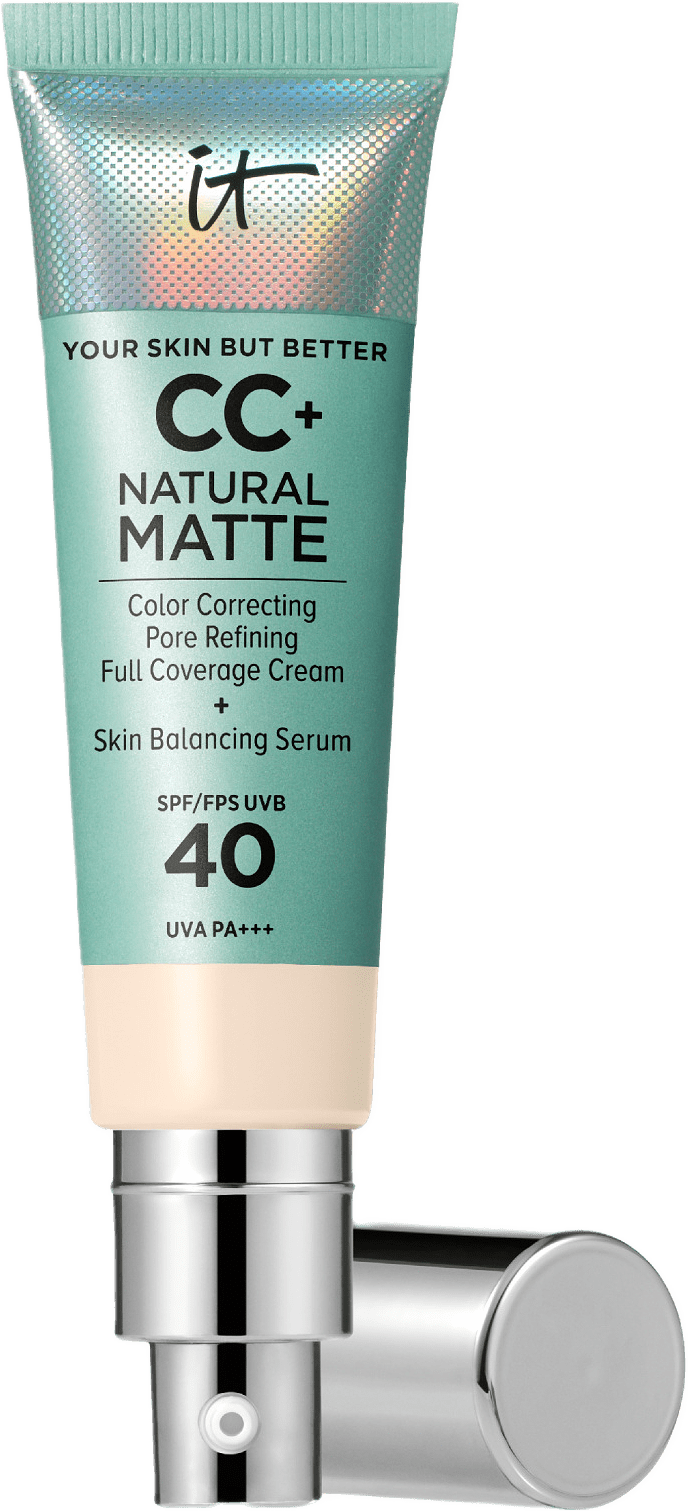 CC+ Cream Natural Matte Foundation with SPF 40, från IT Cosmetics, i färgen Fair Ivory.