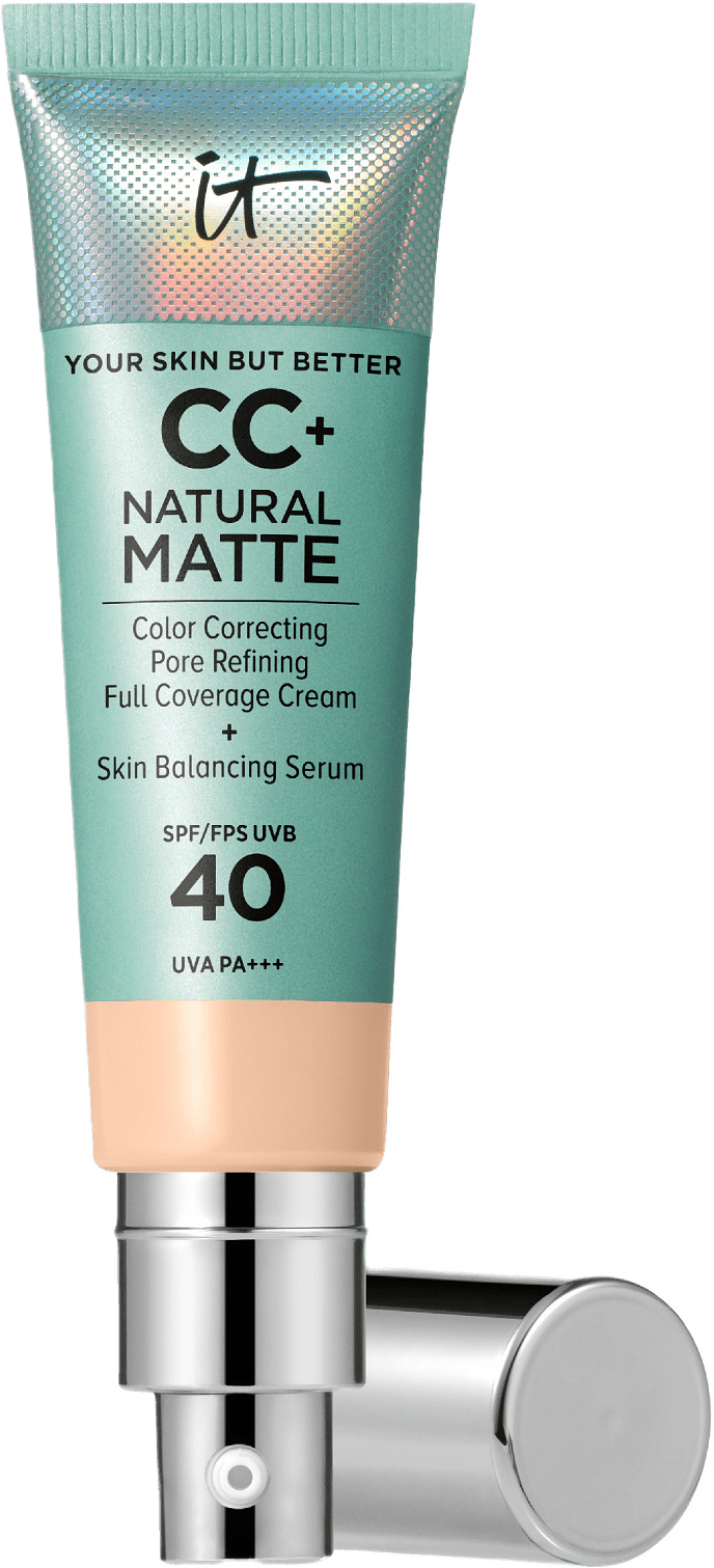 CC+ Cream Natural Matte Foundation with SPF 40, från IT Cosmetics, i färgen Fair Beige.