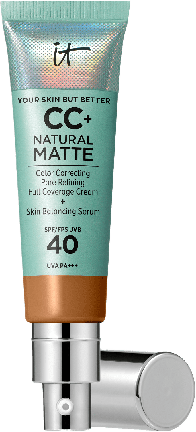 CC+ Cream Natural Matte Foundation with SPF 40, från IT Cosmetics, i färgen Rich Hny.