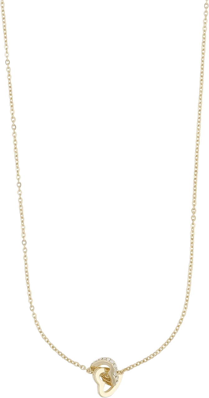 Connected Pendant Heart Necklace, från SNÖ of Sweden, i färgen g/clear.