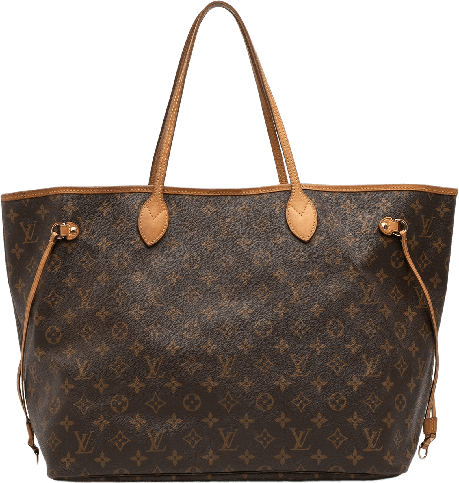 Louis Vuitton Monogram Neverfull Gm, från Luxclusif, i färgen brown.
