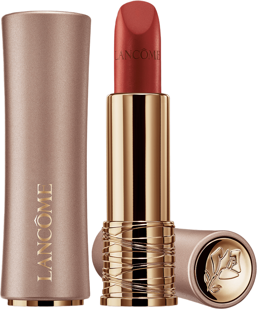 L'Absolu Rouge Intimatte Lipstick, från Lancôme, i färgen 196.