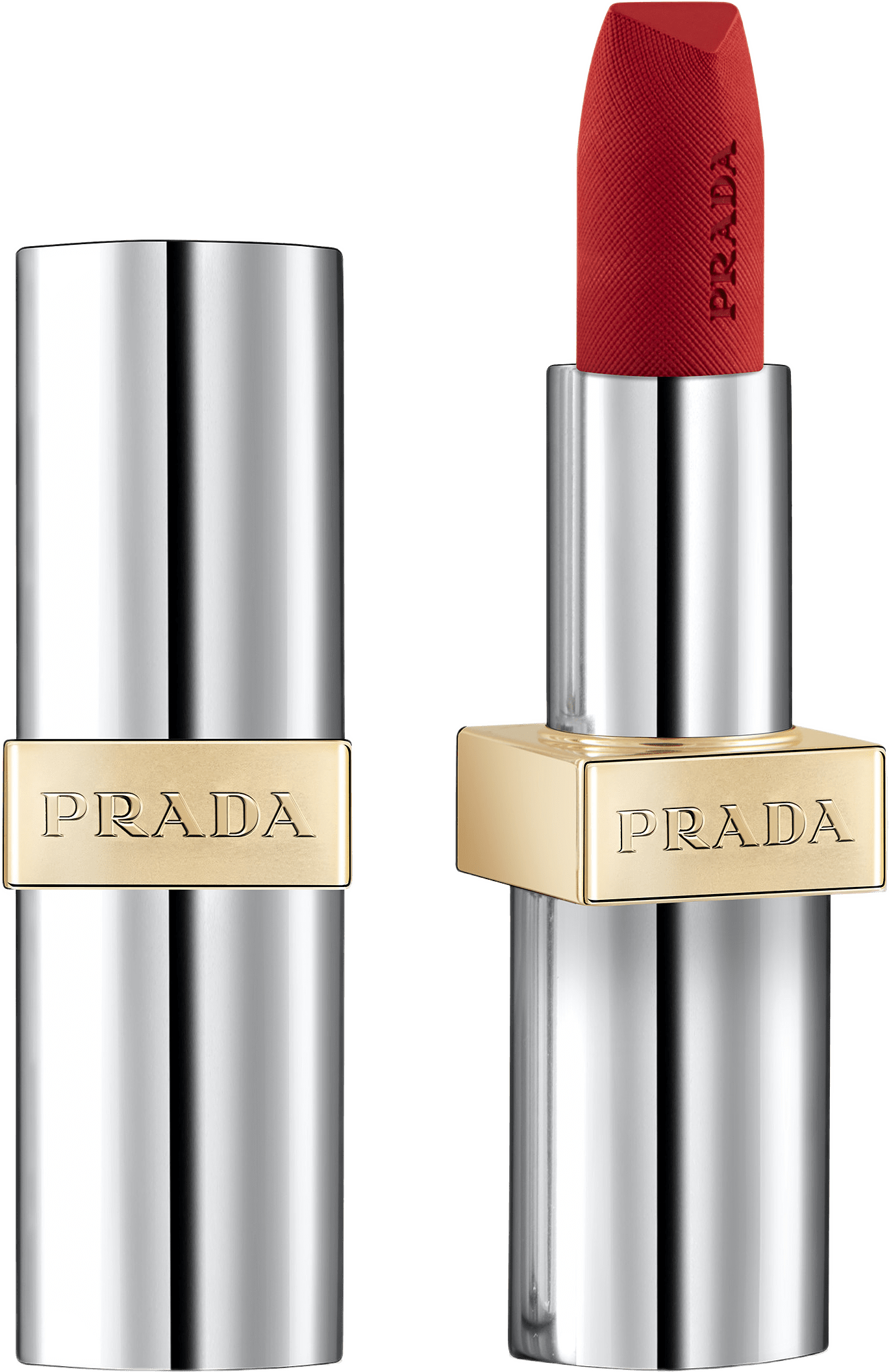 Monochrome Hyper Matte Lipstick, från Prada, i färgen R28.