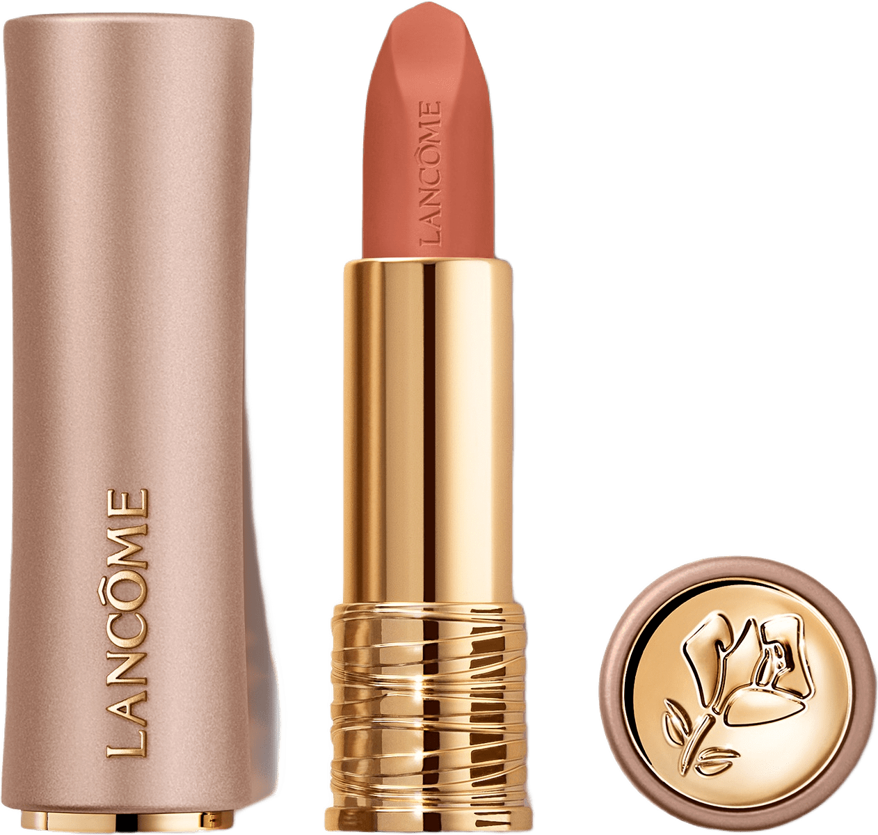 L'Absolu Rouge Intimatte Lipstick, från Lancôme, i färgen 220.