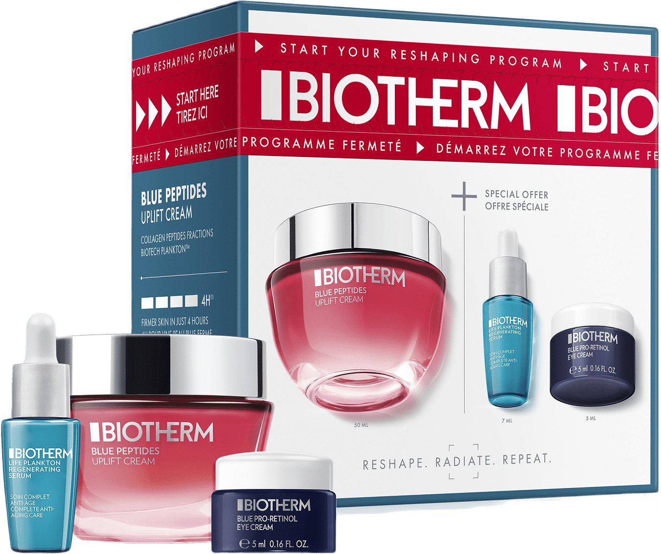 Blue Peptides Routine Set, från Biotherm.