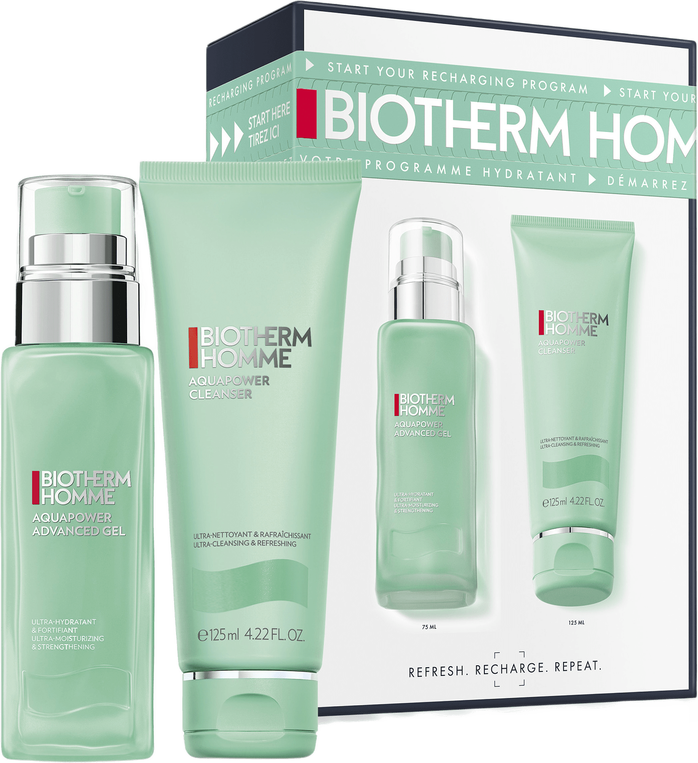Aquapower Duo Routine Set, från Biotherm Homme.