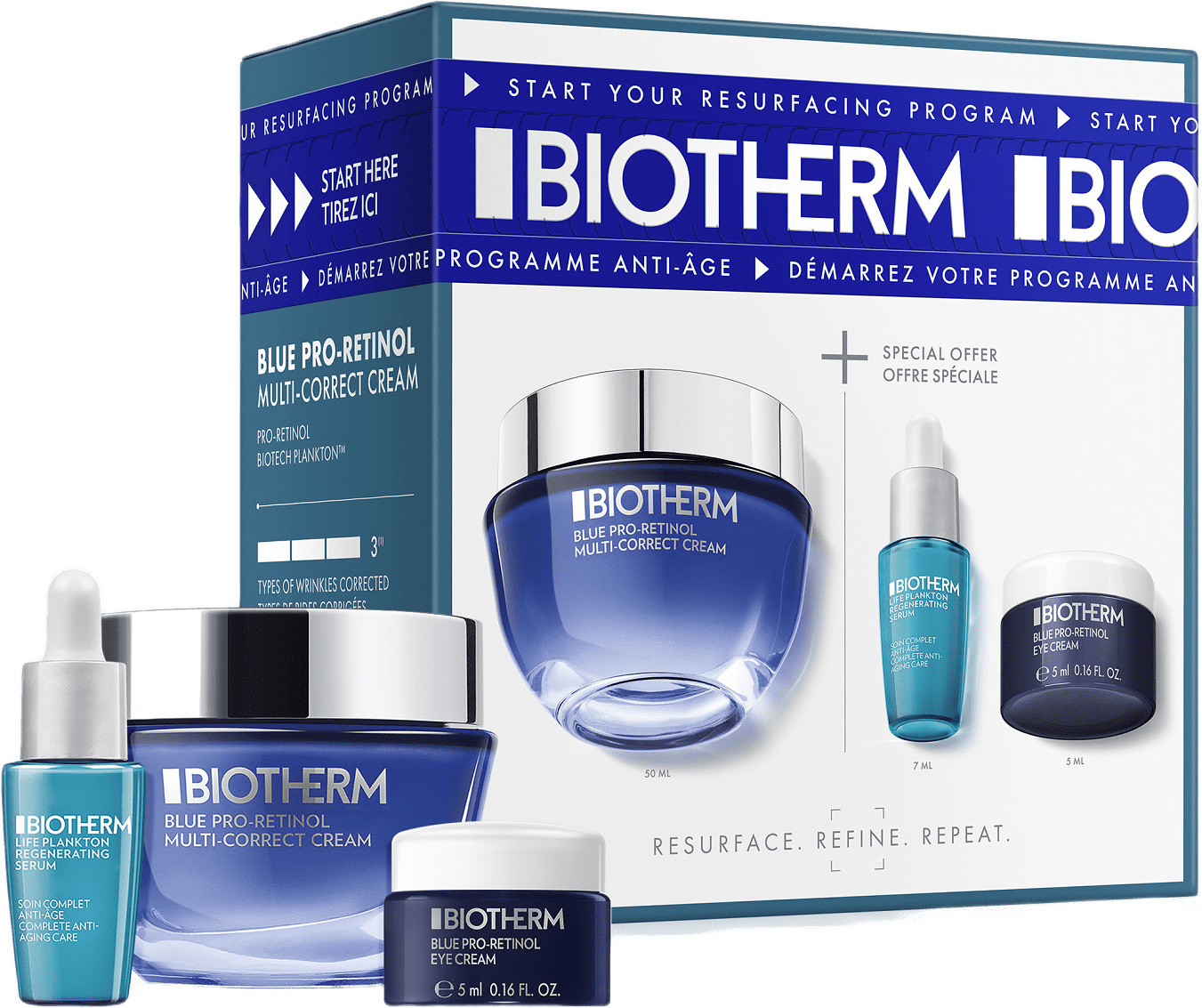 Blue Pro-Retinol Routine Set, från Biotherm.