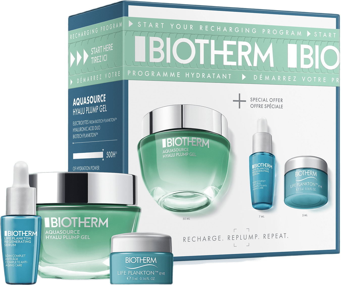 Biotherm Aquasource Hyalu Plump Hydrating Routine Set