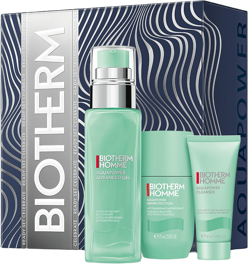 Aquapower Men Holiday Set 2025, från Biotherm Homme.