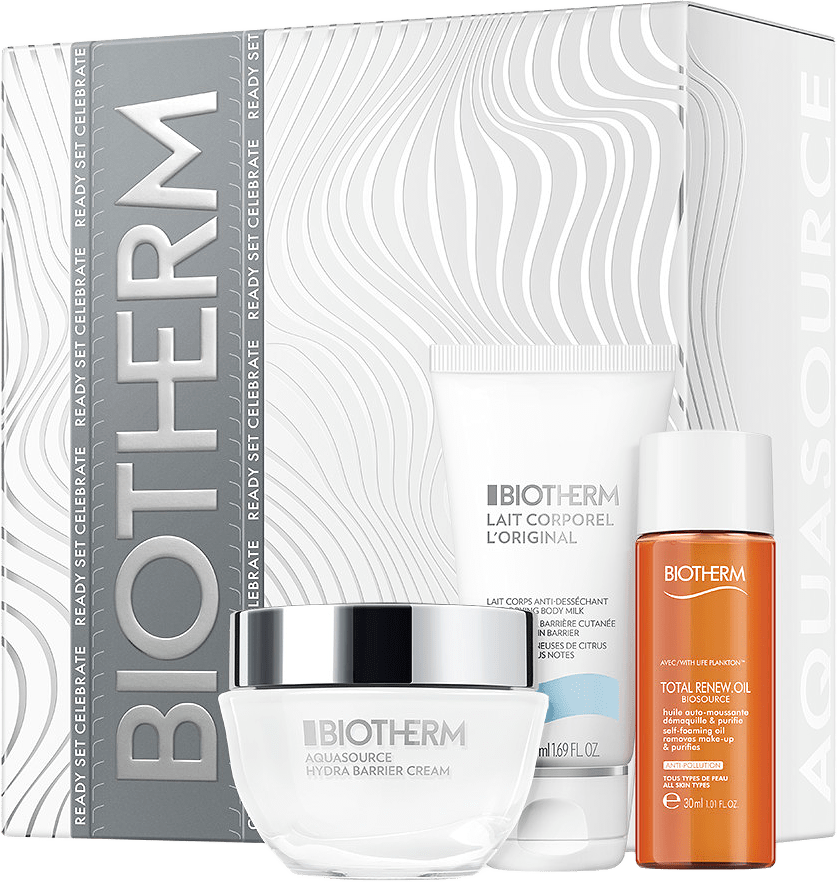 Aquasource Hydra Brarrier Holiday Set 2025, från Biotherm.